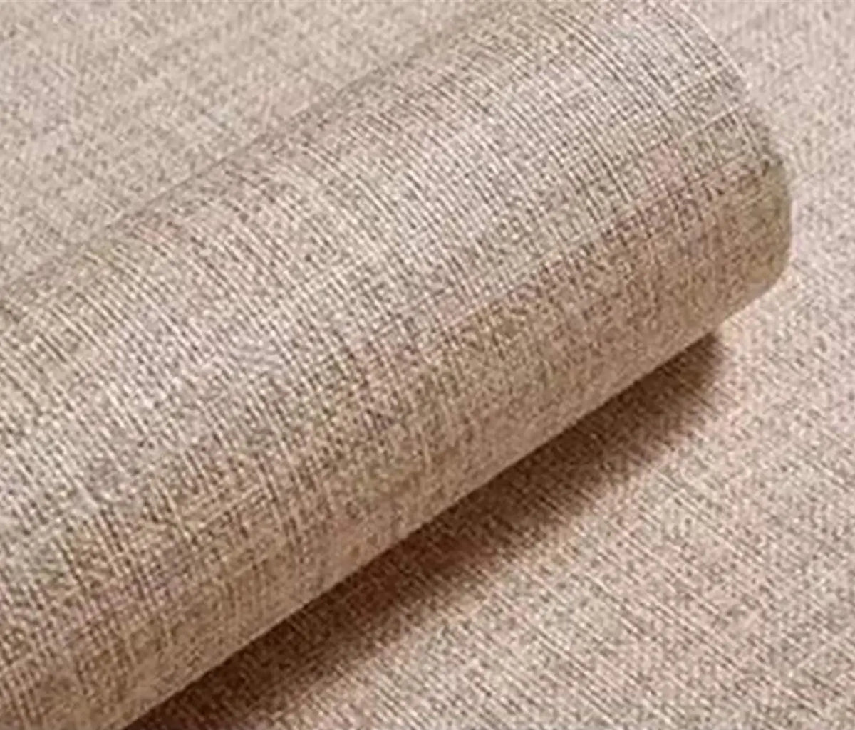 papier peint auto adhésif moderne texture lin beige clair imperméable vinyle 55cm 1m 3m
