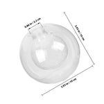 abat jour globe verre transparent moderne 10cm 10cm opacité mat facile suspension