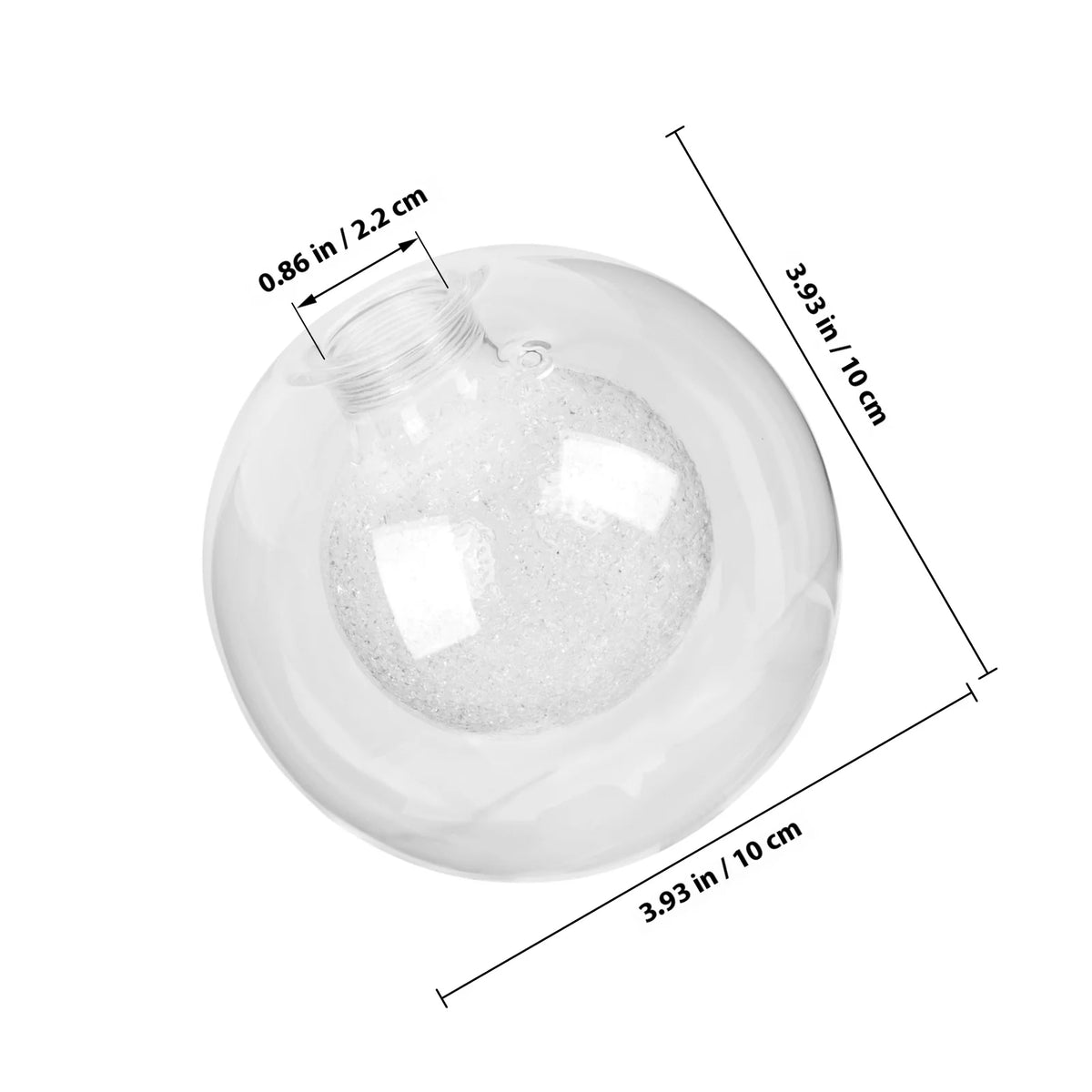 abat jour globe verre transparent moderne 10cm 10cm opacité mat facile suspension