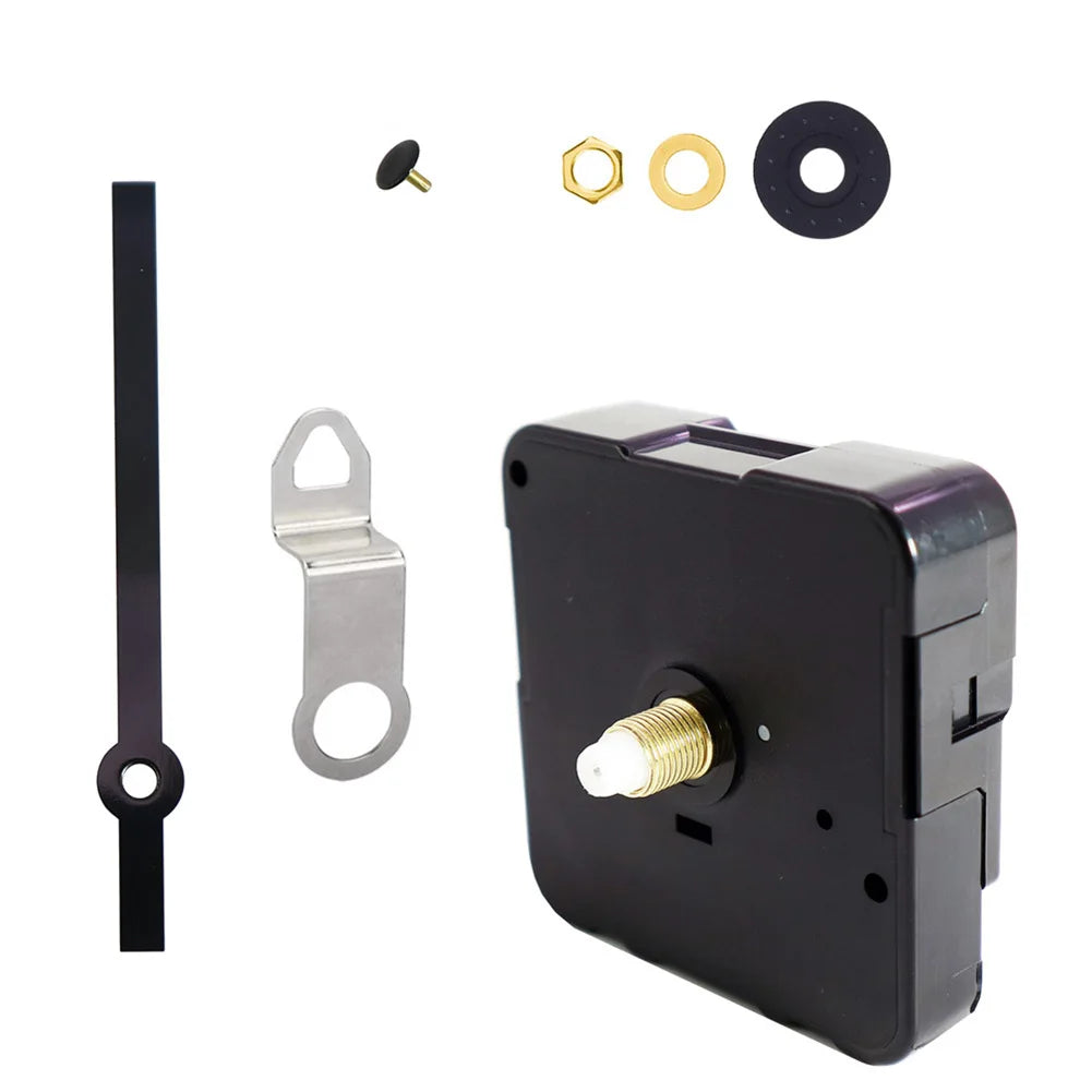 nouveau kit mouvement horloge quartz aiguilles noir argenté doré accessoires industriel utilitaire métal plastique