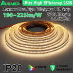 ruban led blanc 24v 2700k adhésif 5m ligne droite moderne 90leds/mètre