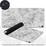 tapis souris caoutchouc noir gris texture marbrée moderne adhésif grande taille protection gaming