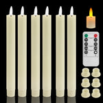 décoration intérieure moderne bougies led sans flamme blanc opaques télécommande pièces base plate