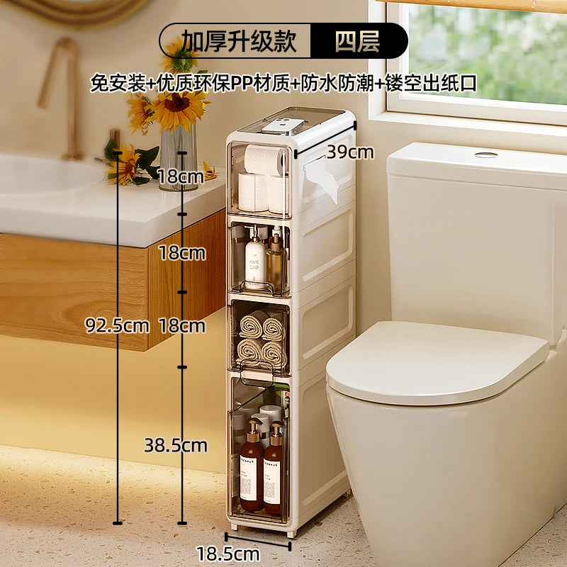 meuble rangement blanc moderne étages pieds tiroirs sans salon toilette