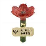 station d'arrosage abeilles fleur rouge moderne motifs abeillesDecoration jardin exterieur