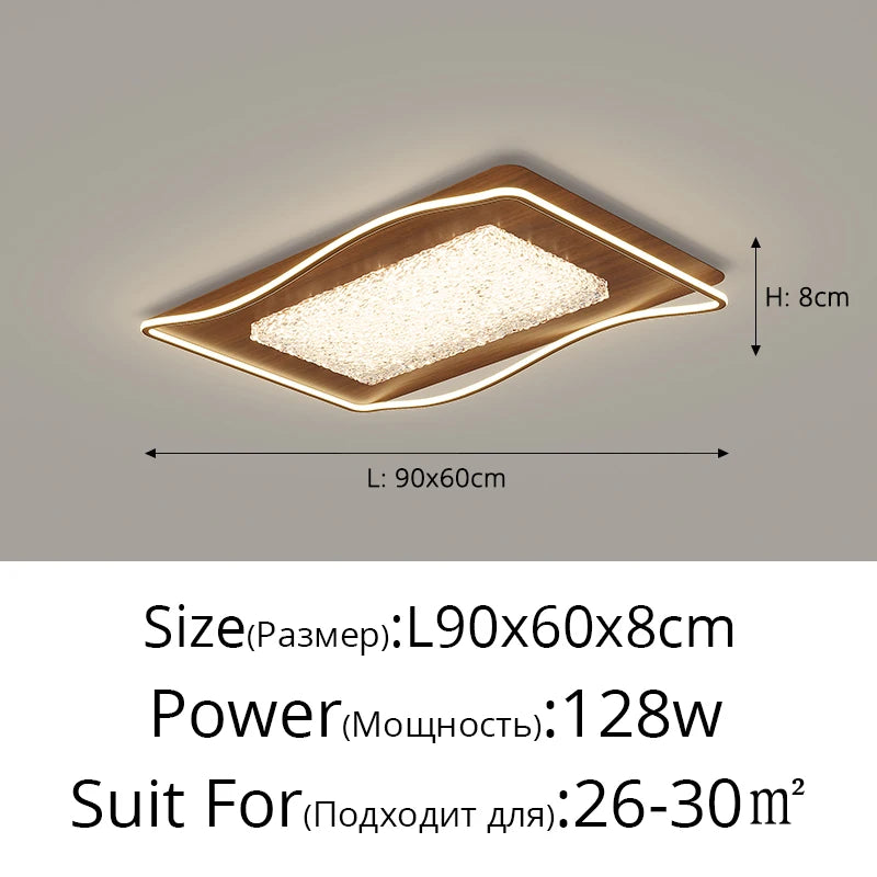 plafonnier moderne blanc doré cristaux effet glace craquelée éclairage led facile haute qualité
