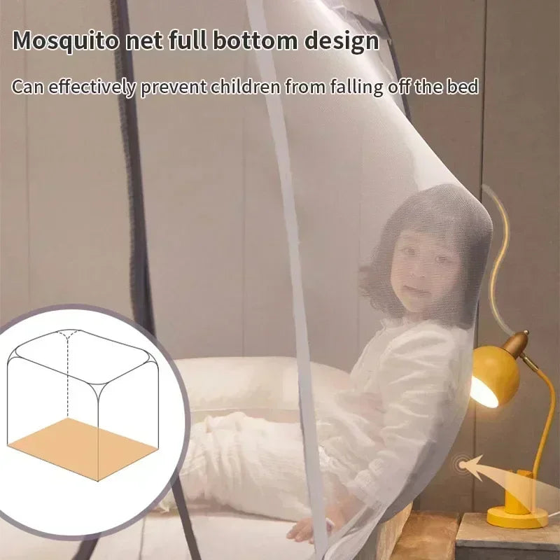 moustiquaire portable filet anti moustique blanc camping voyage lit maison élastiques antidérapants maille fine