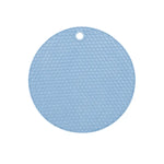 tapis table silicone réseau hexagonal bleu clair rose gris moderne antidérapant résistant taches cuisine