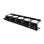 support mural bouteilles nettoyant noir clips rangement garage organisation outils