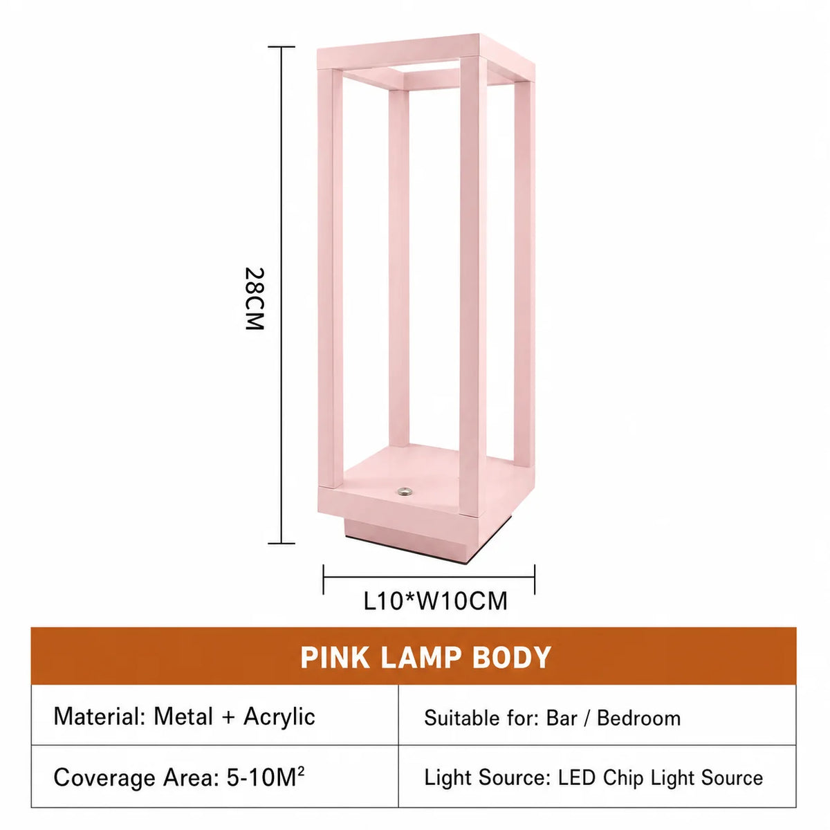 lampe table led rechargeable usb tactile minimaliste moderne blanc métal