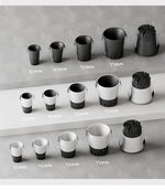 Spot LED moderne blanc noir 75mm 249lm 2700k 6500k DALI dimmable(touch) aluminium