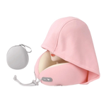 oreiller cou voyage forme mousse mémoire forme ergonomique doux velouté moderne bleu jaune rose