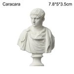 buste sculptural résine blanc détails antiques classiques décoration intérieure alexander beethoven athena chopin