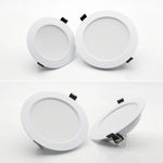 spots led encastrables 7w 9w 12w 15w 18w 21w blanc modernes clips fixation