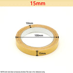 ruban adhésif jaune largeur 10mm 15mm 20mm 25mm 30mm 35mm 40mm 50mm 60mm fixations