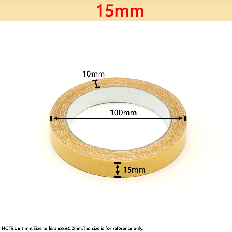 ruban adhésif jaune largeur 10mm 15mm 20mm 25mm 30mm 35mm 40mm 50mm 60mm fixations