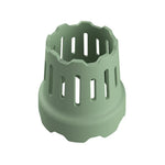 supports séchage bouteilles verres réutilisables silicone vert gris rose violet moderne minimaliste