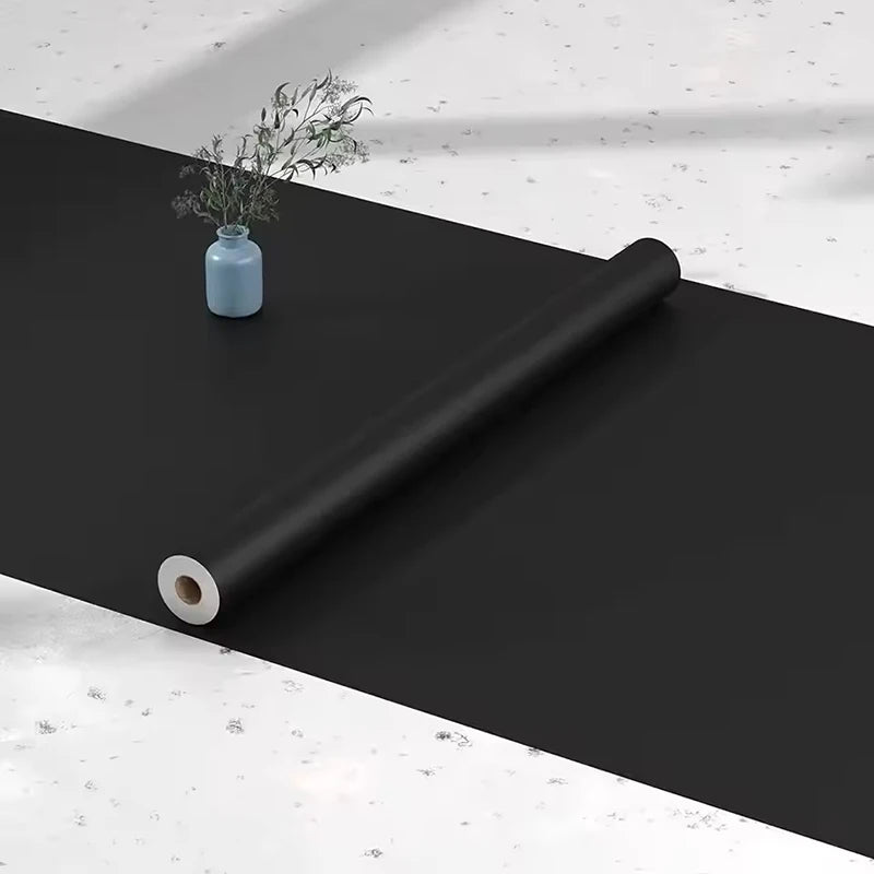 papier peint auto adhésif noir moderne résistant l'eau anti moisissure dimension variable respectueux environnement