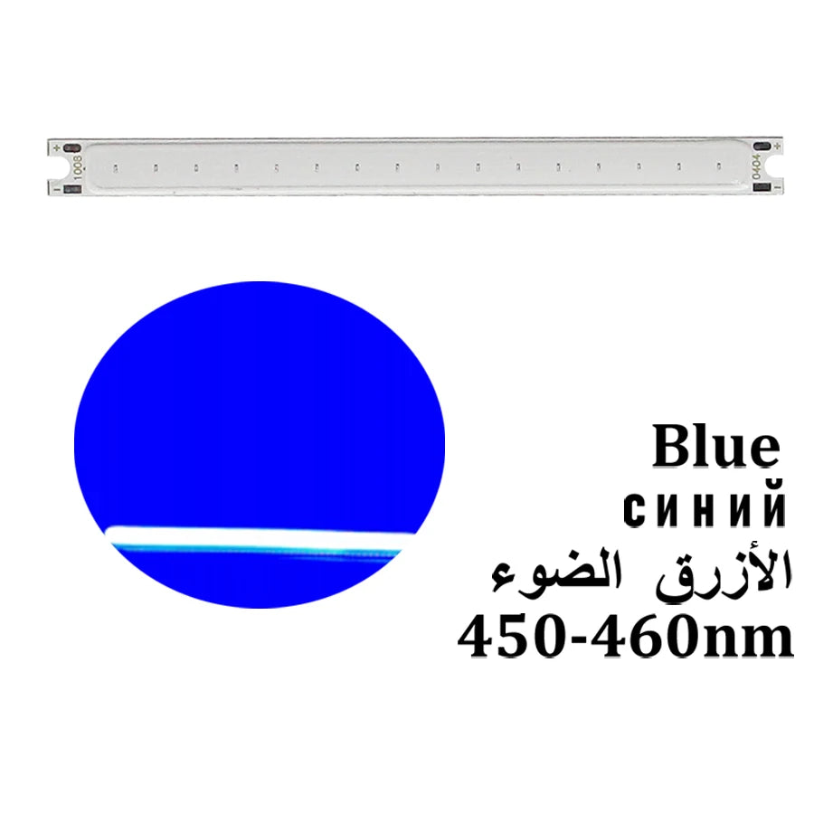 barre led 100x8mm orange verte blanche 5w 12v clips aluminium silicone moderne