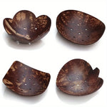 bol marron artisanal texture naturelle taches blanches rangement dessert ornements créatifs bricolage farmhouse decoration