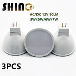 ampoule led 12v 3w 5w 6w 7w blanc chaud 120 degrés moderne basse pression