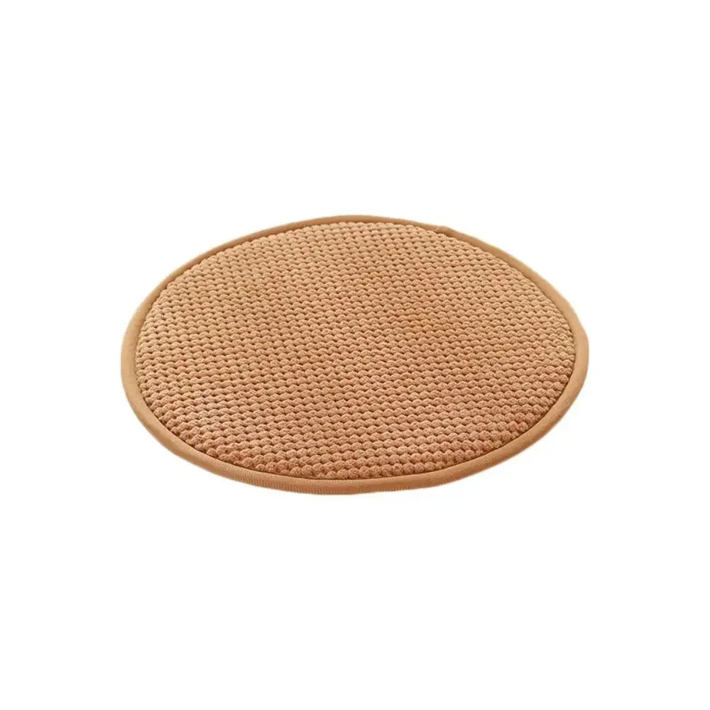 coussin tabouret rond doux mousse pu antiderapant solide multicolore adultes