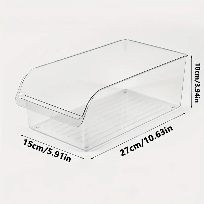 organisateur réfrigérateur transparent clips moderne rangement canettes boissons pratique kitchen organizer