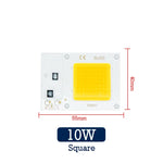 ampoule led chip 10w 20w 30w 50w cold warm white ic intelligent diy éclairageextérieur
