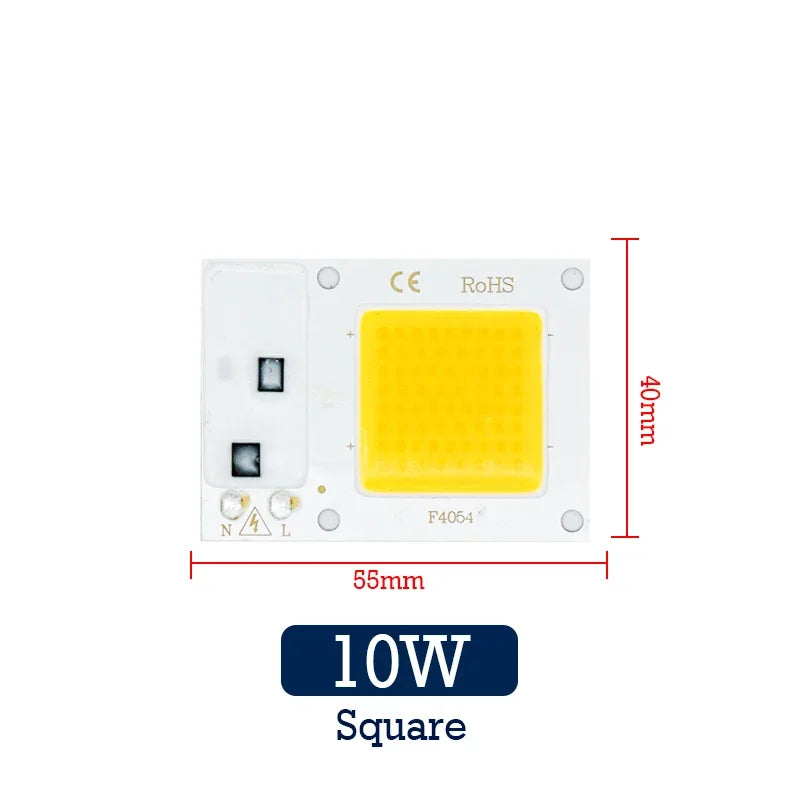 ampoule led chip 10w 20w 30w 50w cold warm white ic intelligent diy éclairageextérieur