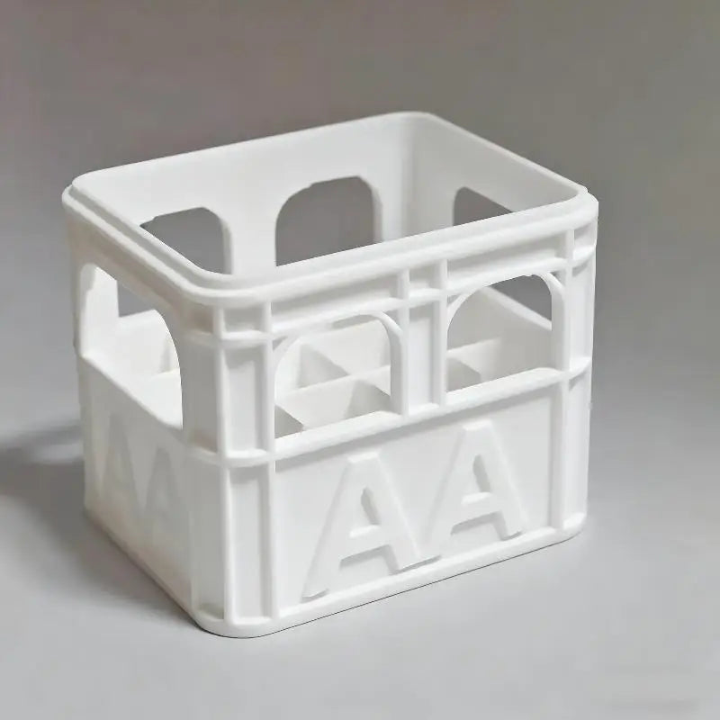 boîtes piles vertes blanches modernes empilables poignées contenant piles aaa 9v