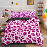 Taie d'oreiller leopard assortie à la housse de couette