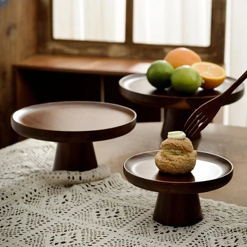plateau fruits bois marron moderne petit moyen grand salon dining room