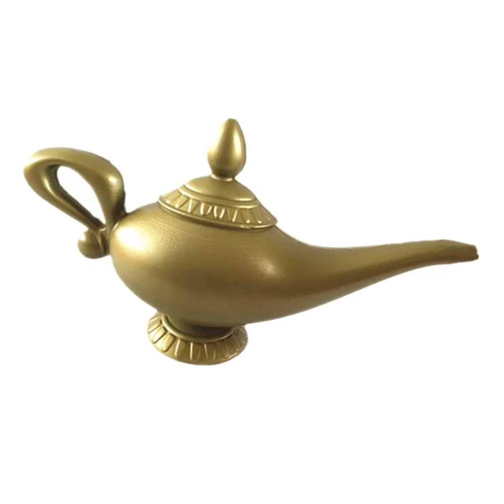 lampe aladdin décorative orientaliste effet texturé doré bronze contes anciens retroussis nostalgie