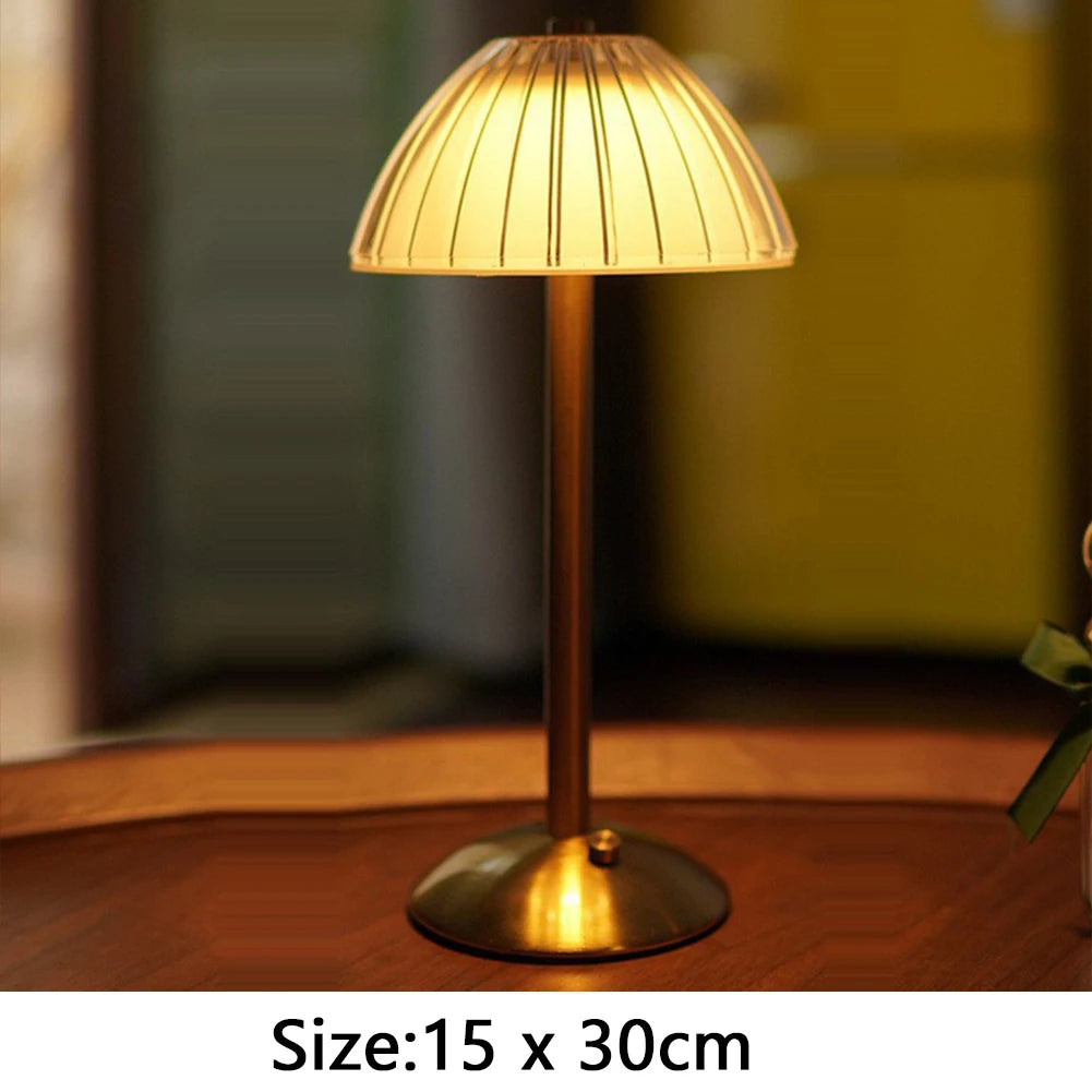 lampe table led rechargeable or blanc abatjour geometrique moderne portableôtel chambre restaurant