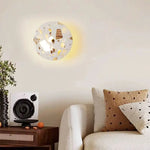 lampe murale pierre LED blanc minimaliste texture granulaire 220V 249 2000lm interrupteur câble