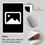 poster imprimé minimaliste texte blanc noir impression hd décoration salon maison