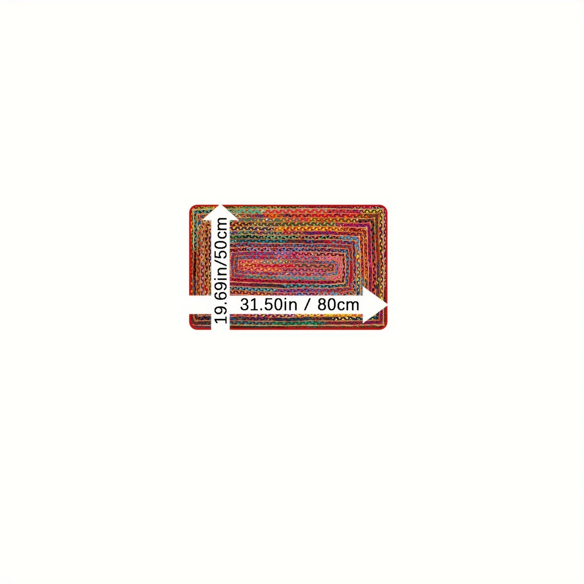 tapis multicolore patchwork rustique imperméable résistant saleté maison entrée cuisine salle bain
