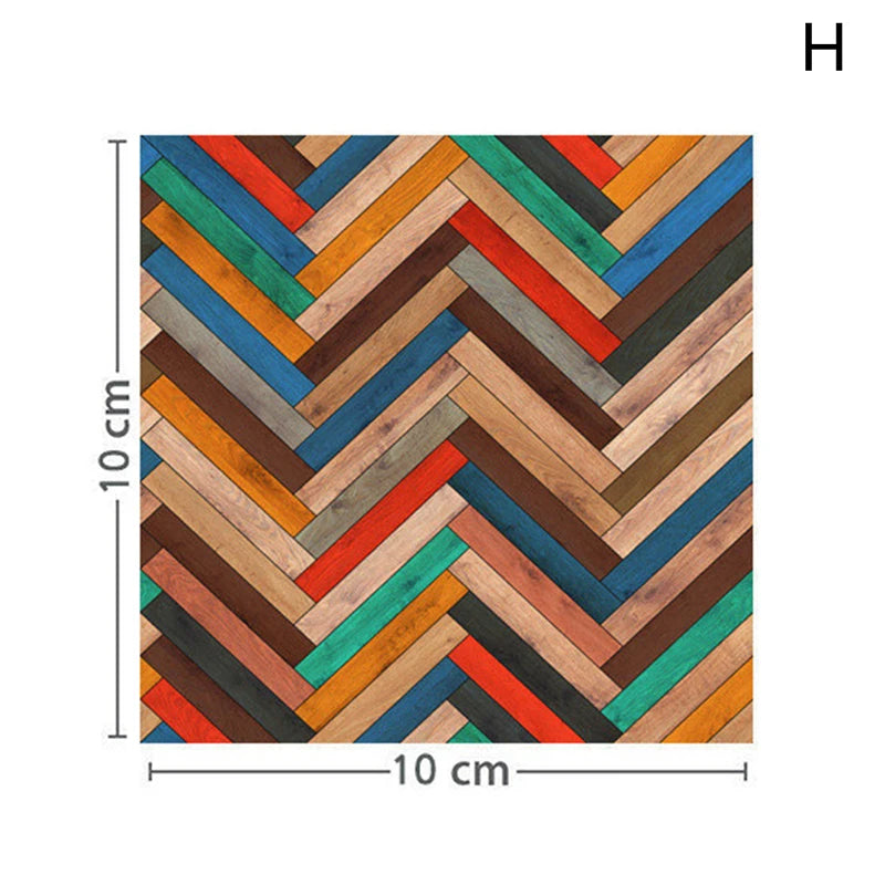 carreaux sol mur résine bleu blanc vert beige géométrique moderne triangles fleurs