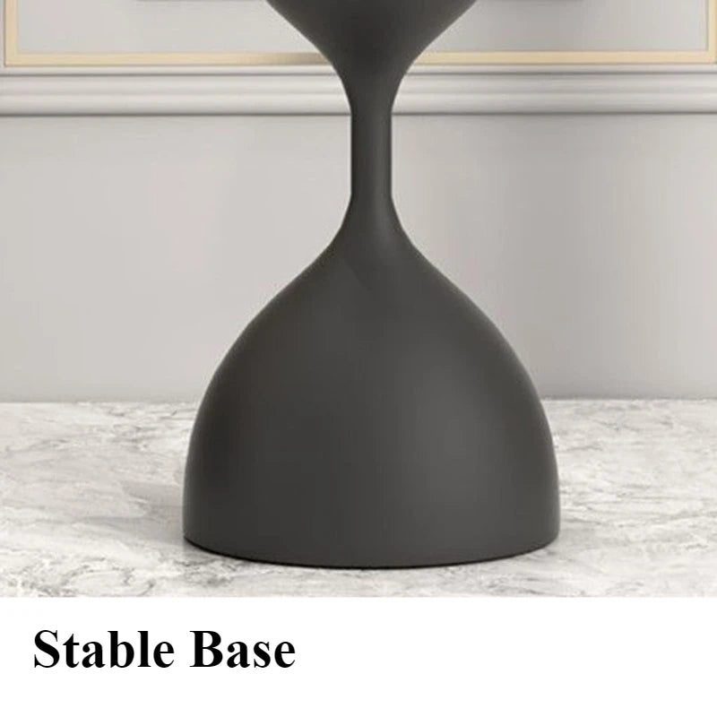 vase moderne métal gris blanc plante artificielle décoration intérieure salon balcon