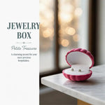 boîte bijoux coquillage blanc rose bleu classique anneaux rangement bague collier