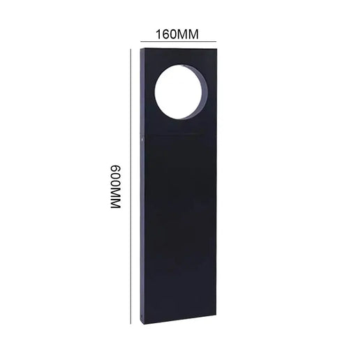 lampe solaire led noire moderne ip65 10w lumière chaude