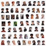 sticker manga personnages cheveux costumes adhésifs waterproof scrapbook carnet notes téléphone bagages bricolage adultes