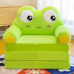 fauteuils pliants enfants motifs animaux bleu jaune rose vert contemporains chambre salon