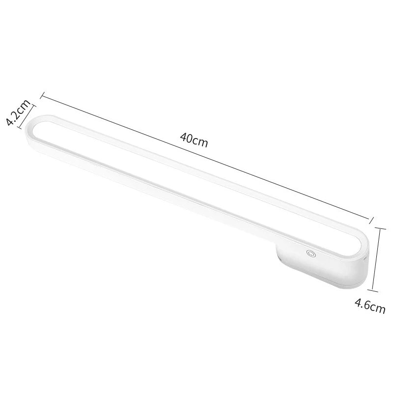 lampe moderne rechargeable led usb blanc sans ombre toucher interrupteur abs pvc