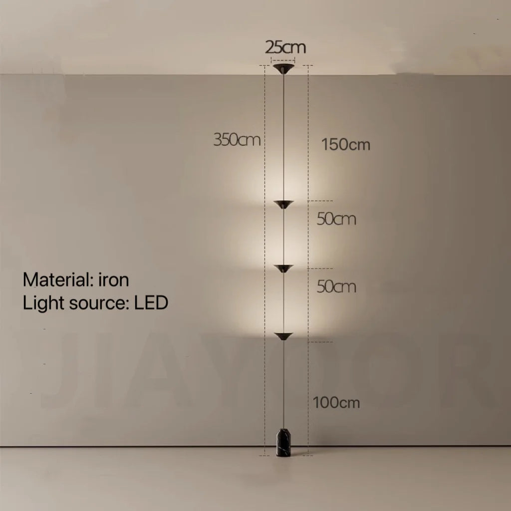 lampe moderne posée triangle noir doré matériaux fer aluminium led branchement électrique certifications multiples