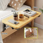 tableau chevet pliable rangement support mural moderne texture bois naturel multiple uses reusable single