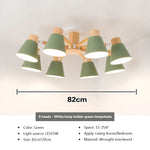 lampe suspendue conique bois blanc moderne scandinave ampoules e27 ajustable suction chambre salonhôtel restaurant