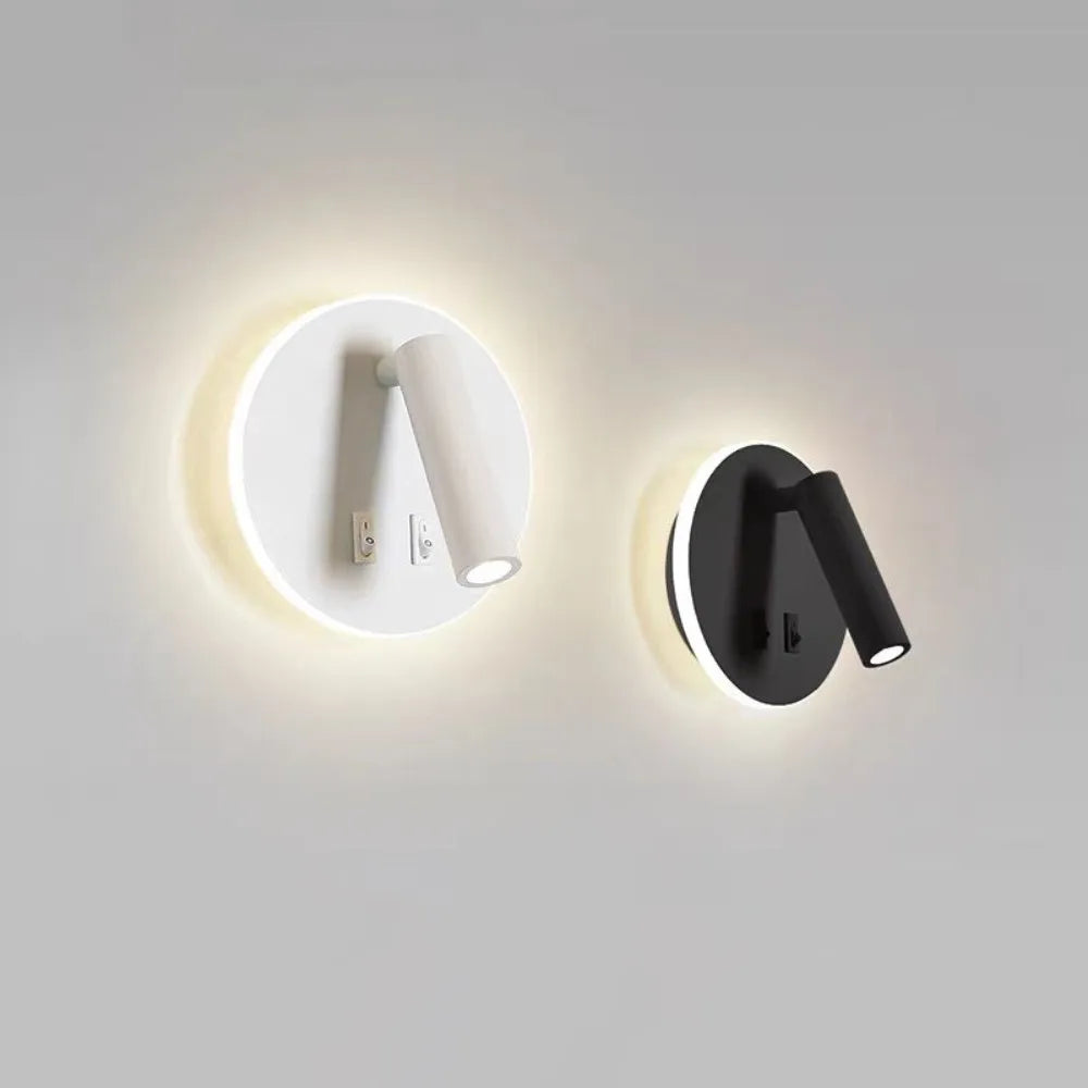 Éclairage d'ambiance moderne avec applique murale LED dans une chambre