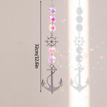 décoration murale boho chic or blanc transparentes chaines rayons solaires