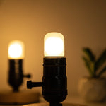 ampoule led filament frosted glass blanc moderne e26 e27 28mm 60mm 2700k 6500k variable